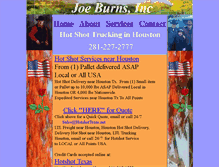 Tablet Screenshot of joeburns.net